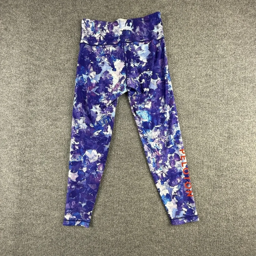 Wear It To‎ Heart Outfit Womens 2XL Blue Tie Dye Peloton Bra Leggings Yoga Set